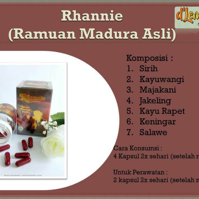 

Rhannie ramuan Madura asli