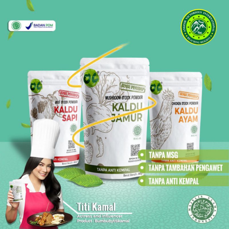 

ORGANIC CENTER KALDU AYAM SAPI JAMUR NO MSG | BUMBU DAPU