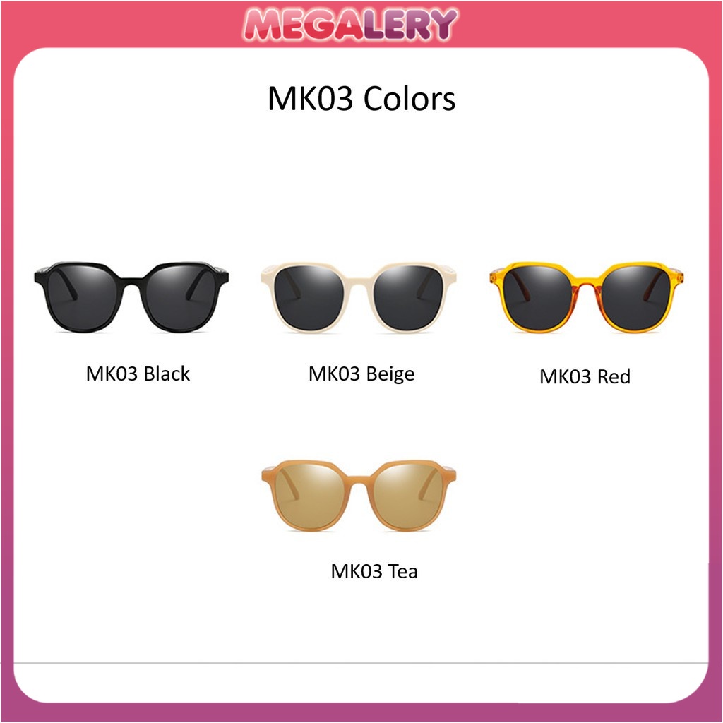 Kacamata Korean INS Hot Mata Kucing Fashion Segiempat Pria Sunglasses/ Hitam Wanita