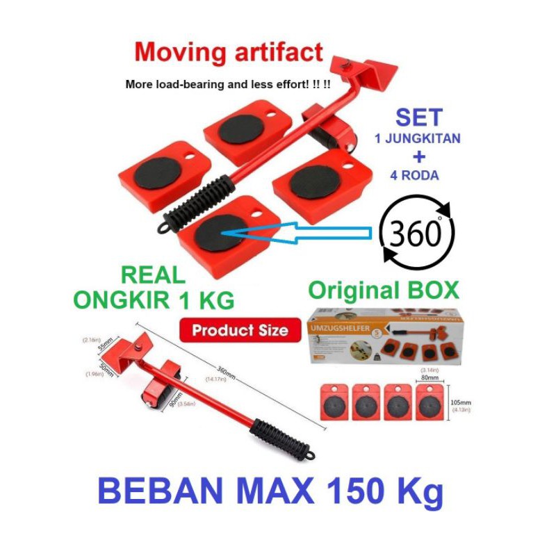 ALAT PEMINDAH BARANG RODA PENGANGKAT FURNITUR ROLLER REMOVER HEAVY MOVE TOOL RODA BANTU GESER LEMARI Alat Geser Barang Roda Geser Lemari Roda Pindah Lemari Dongkrak Barang Dongkrak Lemari Roda Alat Bantu Pindah Barang Angkat Barang