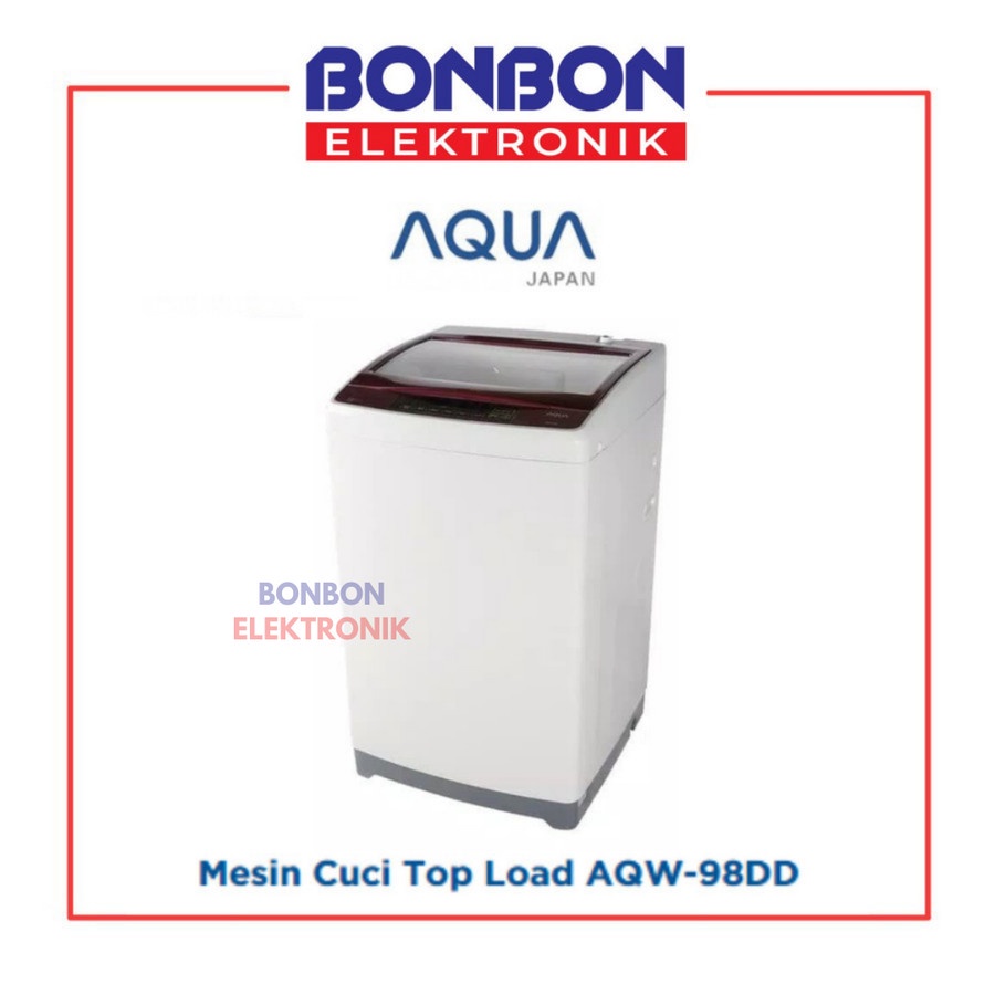 AQUA Mesin Cuci Top Loading 9KG AQW-98DD / AQW 98 DD