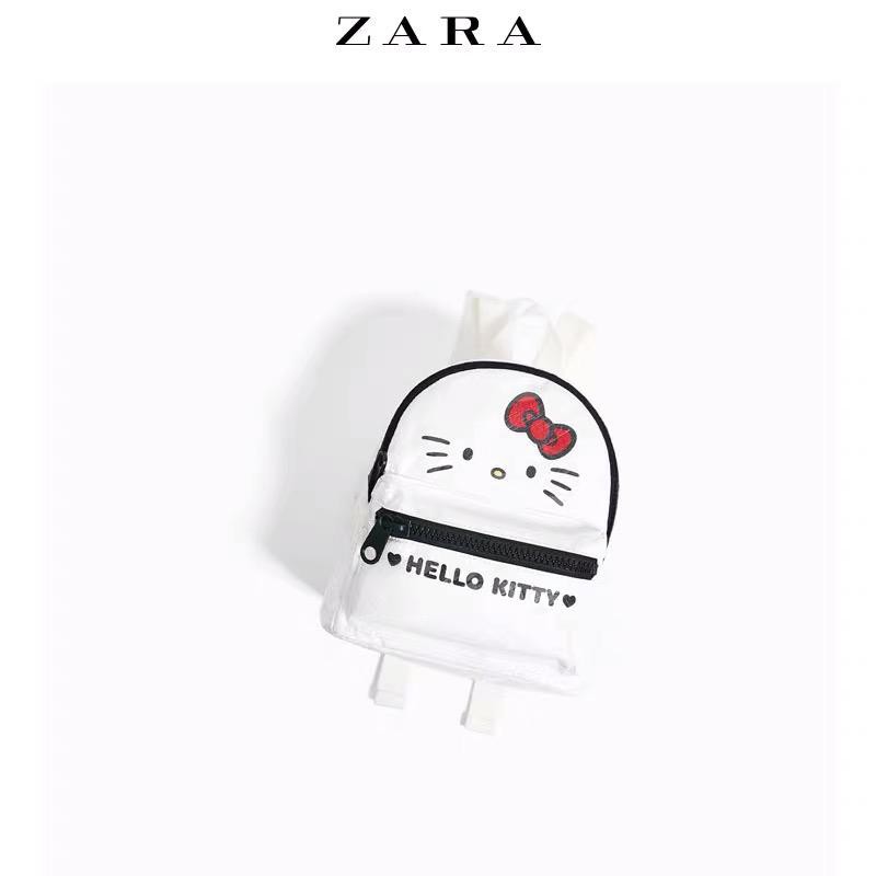 TAS ZARA BRANDED ORIGINAL KITTY MINI BACKPACK RANSEL CEWEK WANITA BAG KIDS ANAK PEREMPUAN