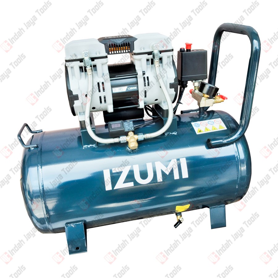 IZUMI OL 1390 50 L Kompresor Angin SILENT HIGH SPEED 1.75 HP Oilless