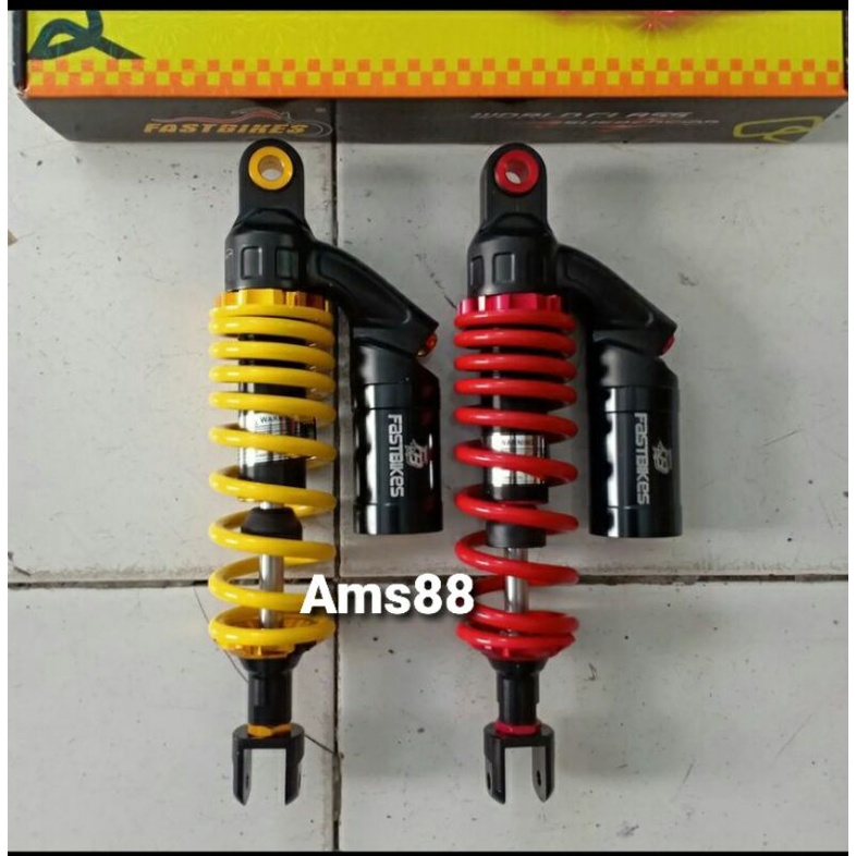 Shock Matic Tabung Atas FastBikes ShockBreaker Belakang Model Copy WP Ukuran 310mm -330mm Vario Beat Scoopy Fino Xeon