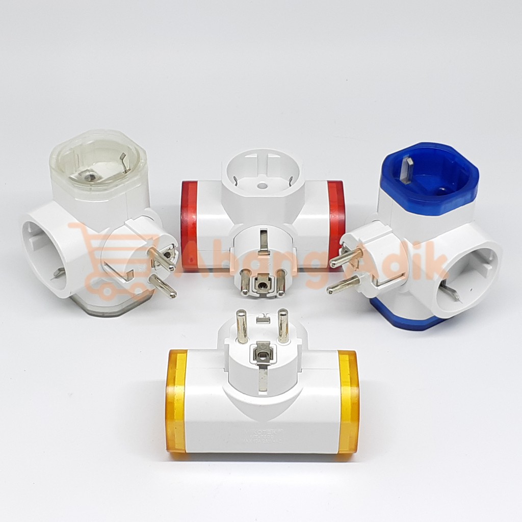 MIKOTEK MT-7899 T Arde OverSteker Over Steker Multi Adapter SNI