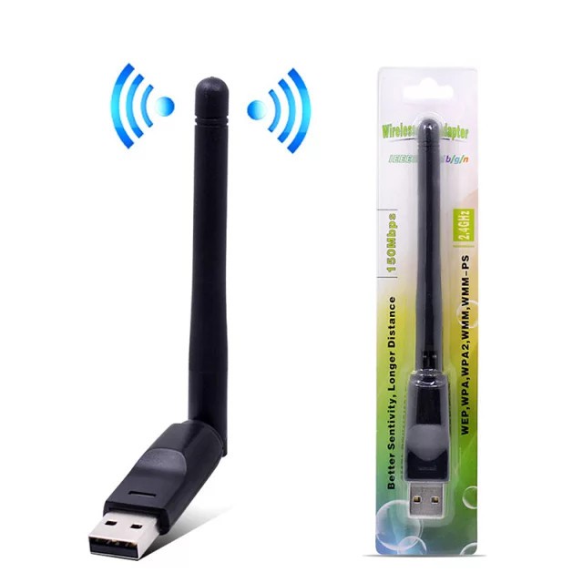 USB Wifi 802.11N Dongle for Set Top Box DVB T2 / PC / LAPTOP HighSpeed