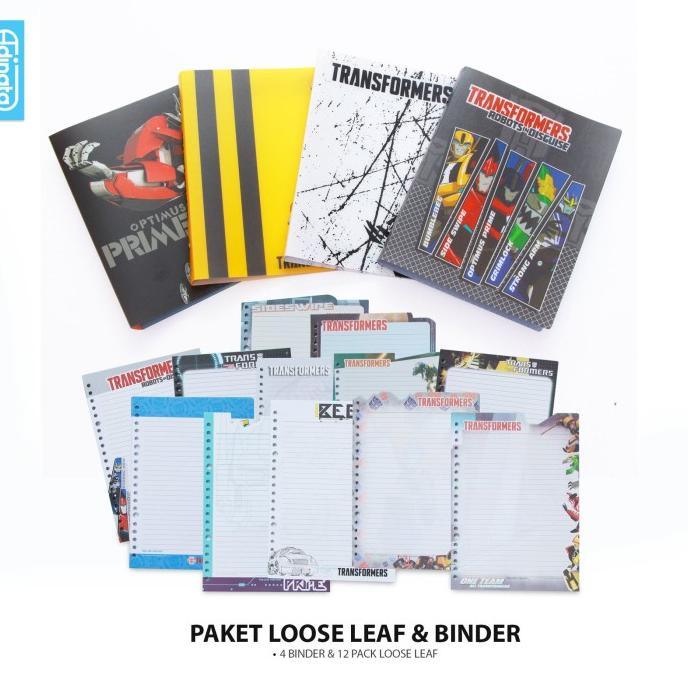 

Binder A5/ Paket Binder Loose Leaf/ Binder Karakter/ Kertas File Terlaris