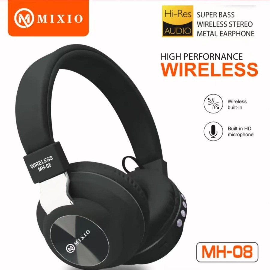 MIXIO MH-08 Headphone Bluetooth handsfree headset bluetooth wireless