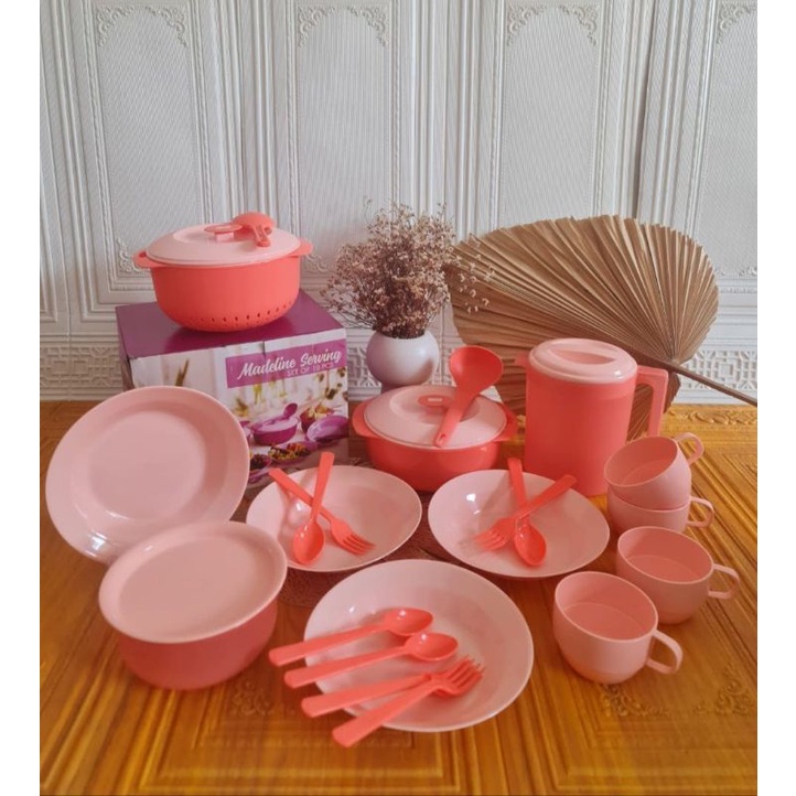 Madeline serving set 18pcs/dinner set melamin
