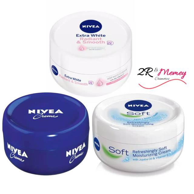 ⭐ MEMEY ⭐ NIVEA Soft Creme / Extra White Radiant &amp; Smooth 25g 50g 100g