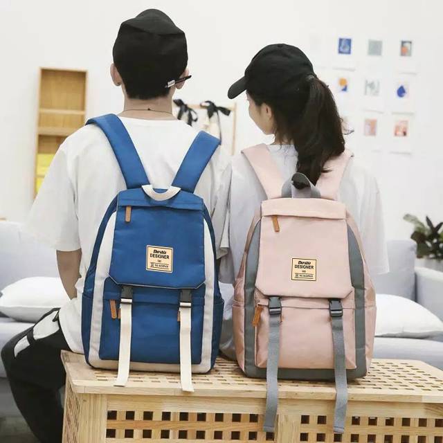 Tas Ransel Wanita Backpack Punggung Wanita Pria tas sekolah