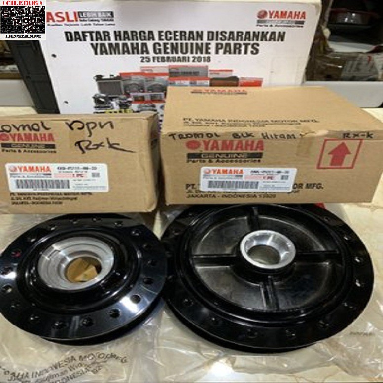 Tromol Yamaha Rx-King 1Set (Depan+Belakang) Original Genuine Parts Yamaha