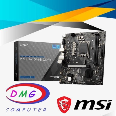 MSI PRO H610M-B DDR4 (LGA1700, H610, DDR4, USB3.2, SATA3)