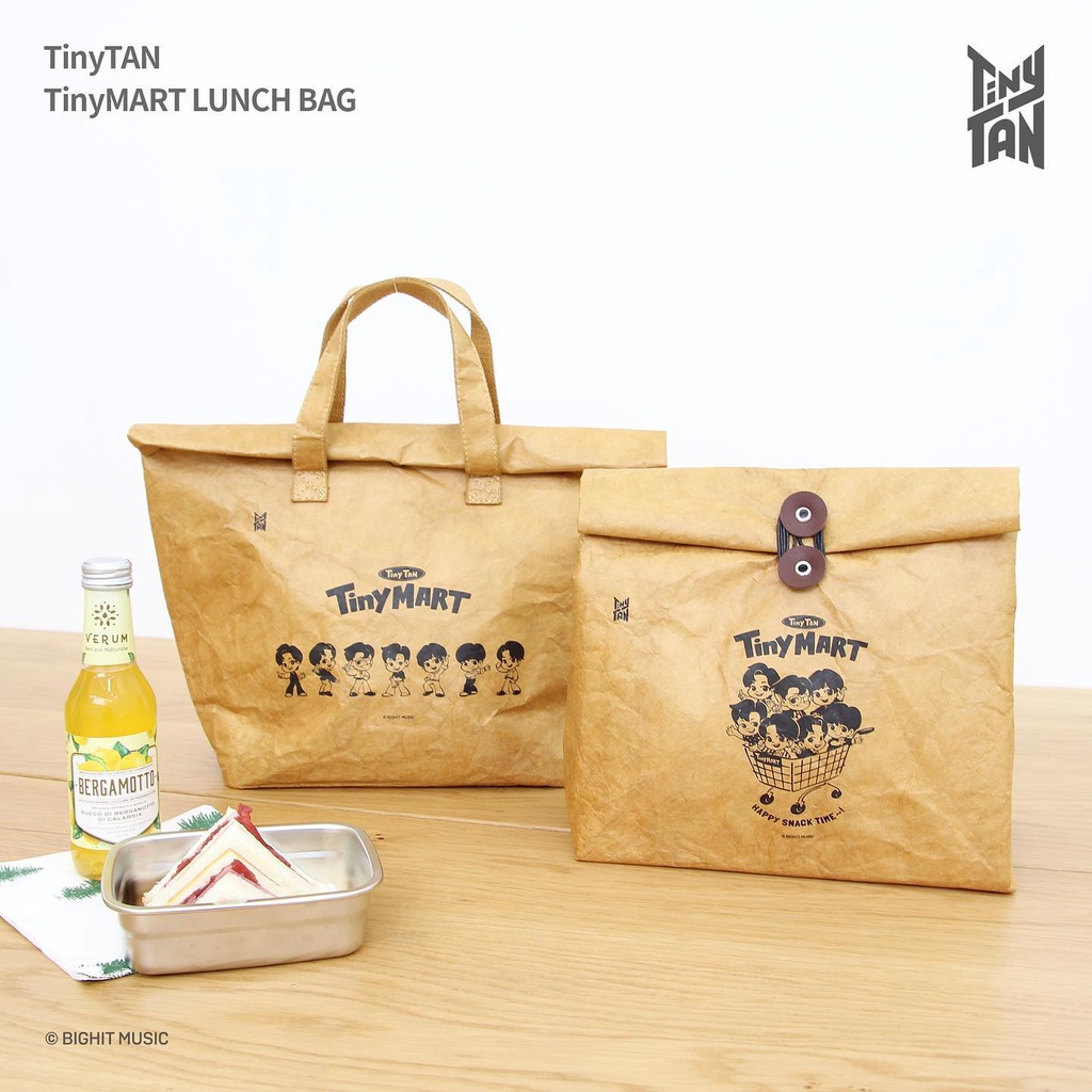 TinyMart Lunch Bag & Cork Board NARAHOME NARADECO OFFICIAL KOREA BTS TINYTAN BT21 NARA HOME BOX DECO