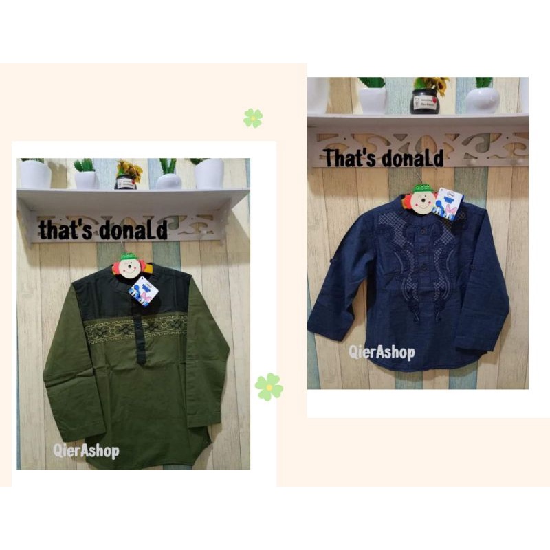Atasan kemeja panjang koko kemko that's donald/rodeo junior