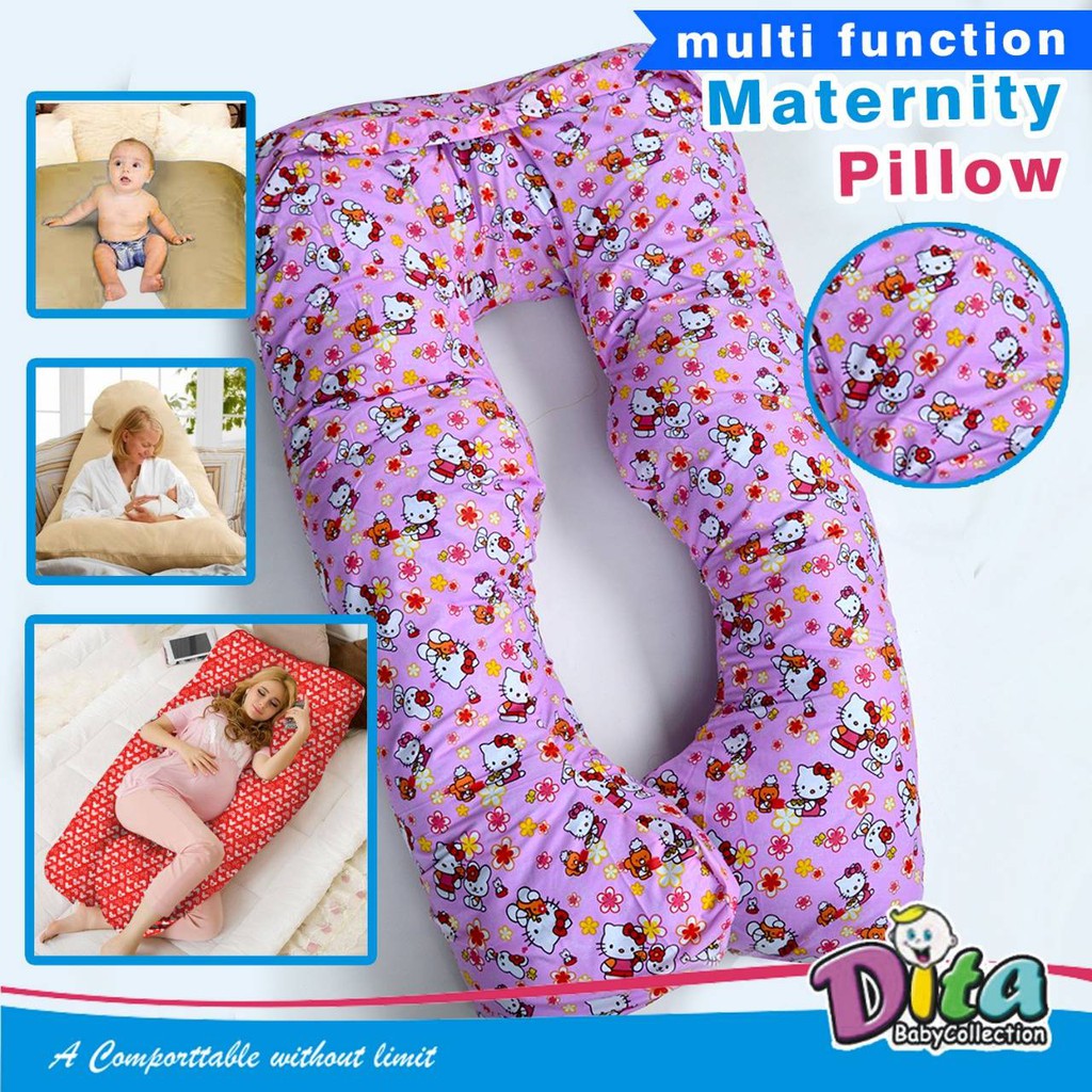 Bantal Hamil Multifungsi Dita (Multifunction Maternity Pillow) bantal ibu hamis bantal menyusui