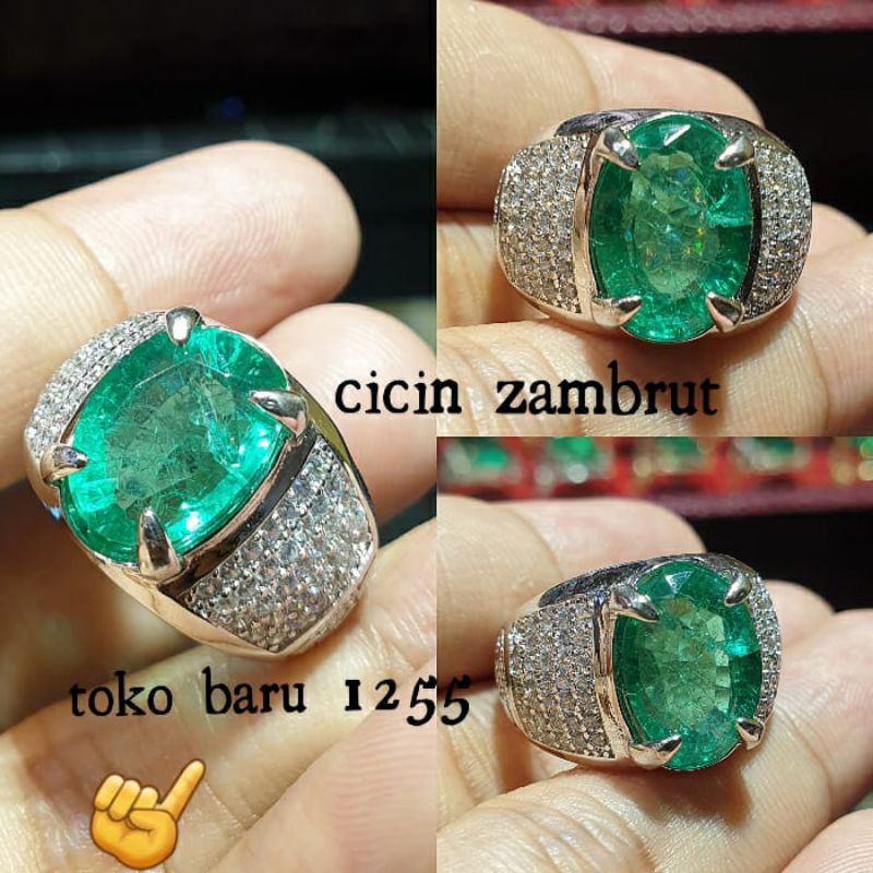 Cicin zambrut cicin pria mewah elgan