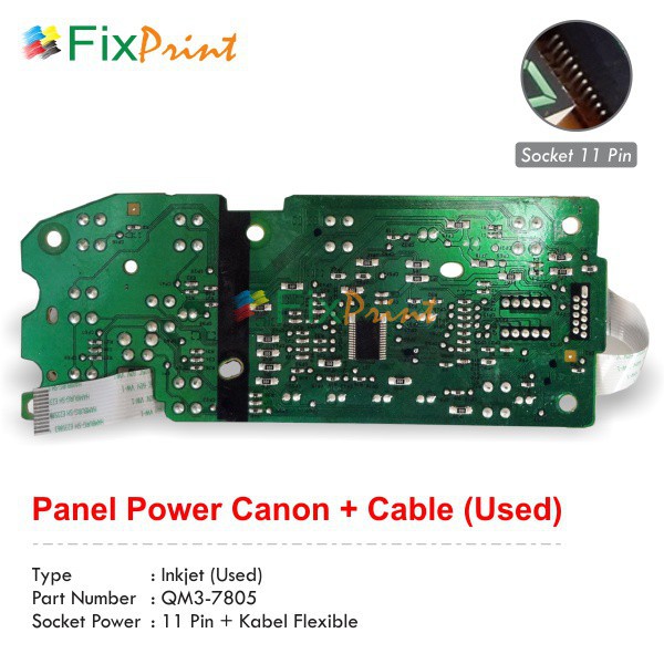 Panel Power Canon MP287   Kabel Flexible Used