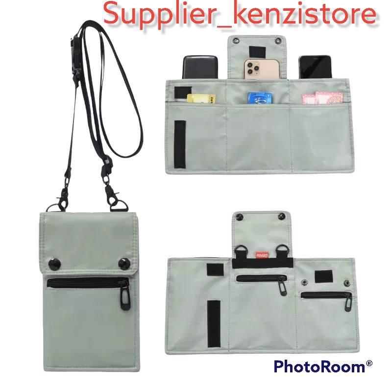 BISA [COD] [GRAB] Tas Selempang Pocket Tempat Hp Pria Wanita