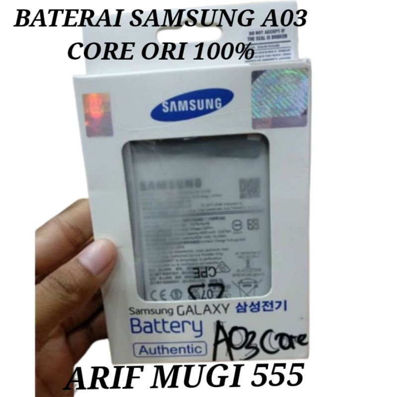 BATTERY BATRE BATRAI BATU BATERAI SAMSUNG GALAXY A03 CORE ORIGINAL 100%