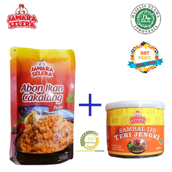 

SAMBAL IJO TERI JENGKI ABON CAKALANG PEDAS JAWARA SELERA