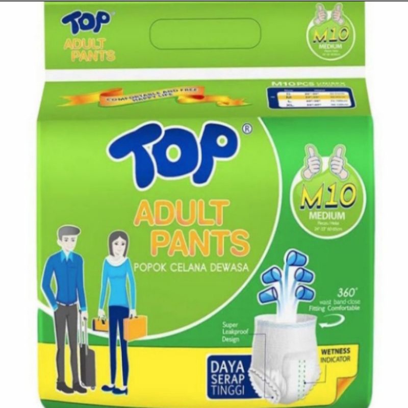 Pampers dewasa celana top adult pants size M, L, XL