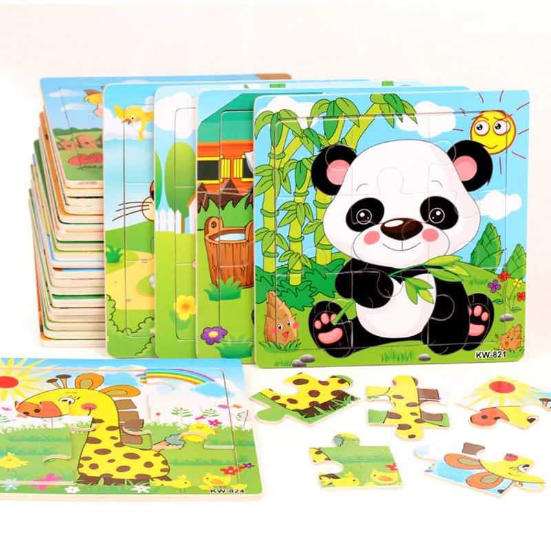 GIJ - -Datgo Mainan Anak Cartoon Puzzle Children Toy