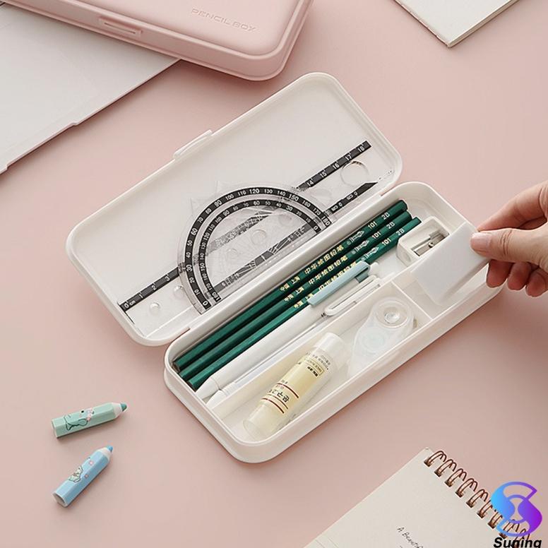 

ng✲Harga Termurah Kotak Pensil Minimalis Pencil Case Aesthetic pencil box for student organization 35