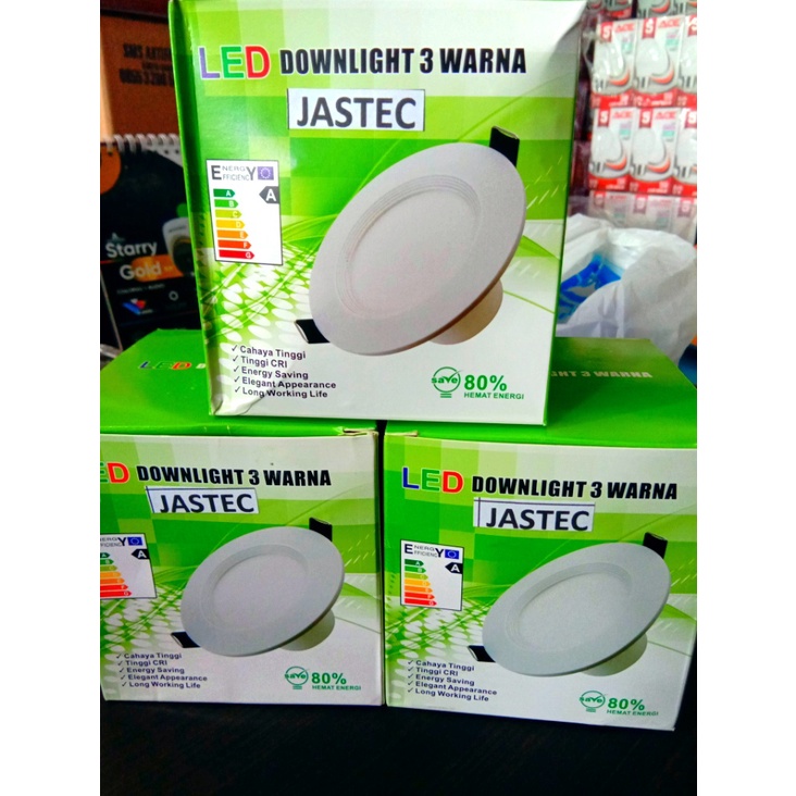 LAMPU DOWNLIGHT JASTEC 3 WARNA 6W 2.5&quot;