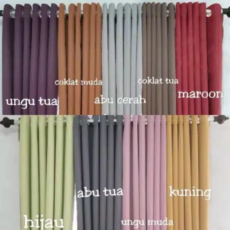 TIRAI GORDEN BLACKOUT POLOS GORDEN POLOS DOFF GORDEN MINIMALIS GORDEN JENDELA HORDENG RUMAH GORDEN P
