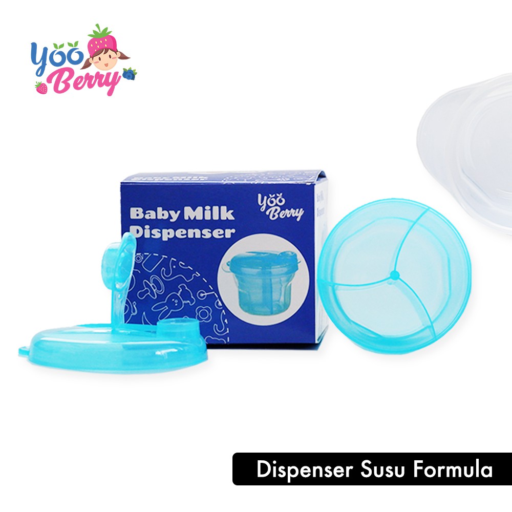 YooBerry Milk Powder Dispenser Susu Formula Bayi Tempat Kontainer Snack Susu Buah Berry Mart