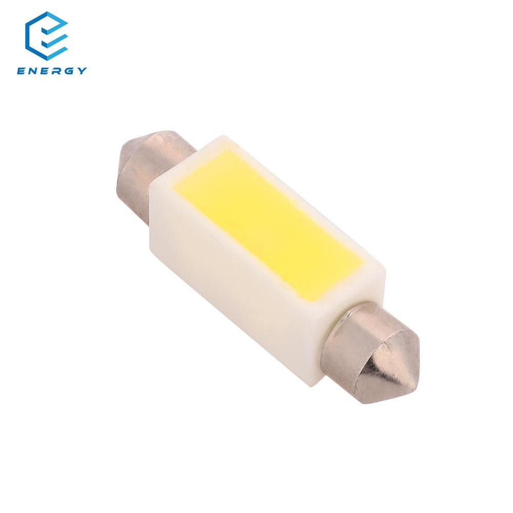 Dijual EGY Bola Lampu LED 41mm 0.5W Warna Putih Keramik untuk Dome/Plafon Interior Mobil/Truk Murah