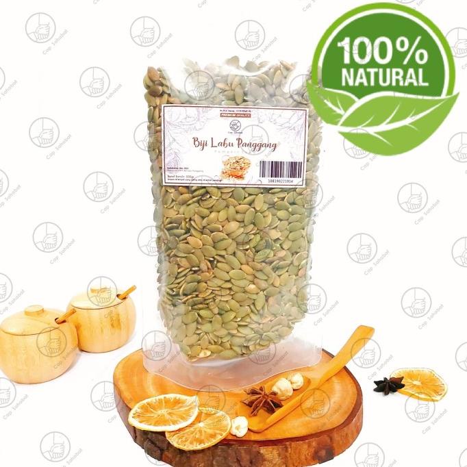 

500gr Biji Labu Panggang / Roasted Pumpkin Seed / Rempah / JSR 100%