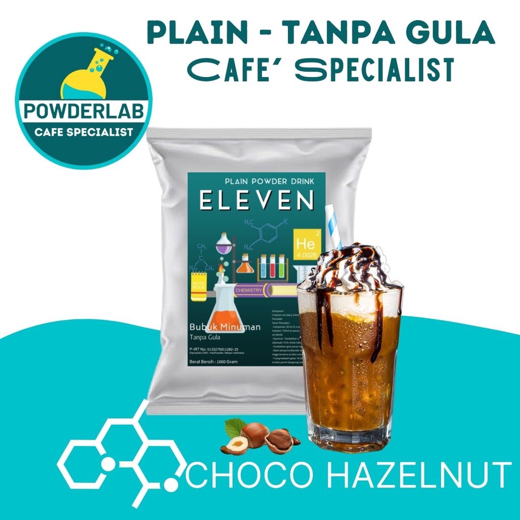 

Bubuk Minuman aneka rasa CHOCO HAZELNUT 1kg PLAIN tanpa gula - Bubuk CHOCO HAZELNUT 1Kg
