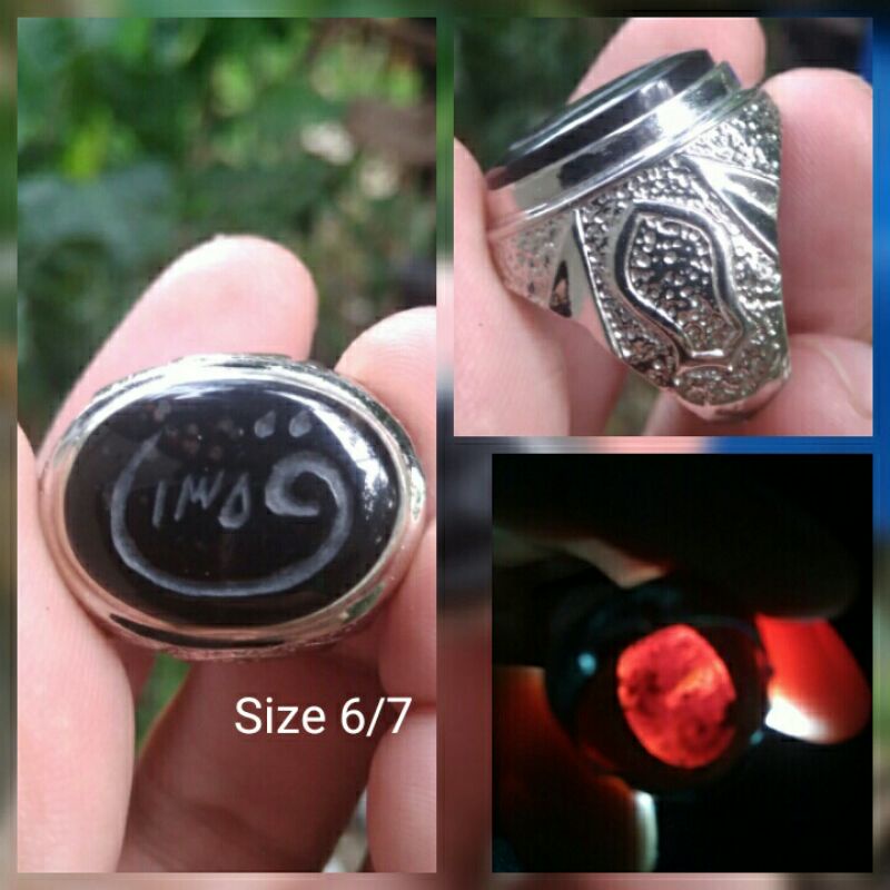 Cincin terompah batu yaman wulung /cubung wulung api aceh