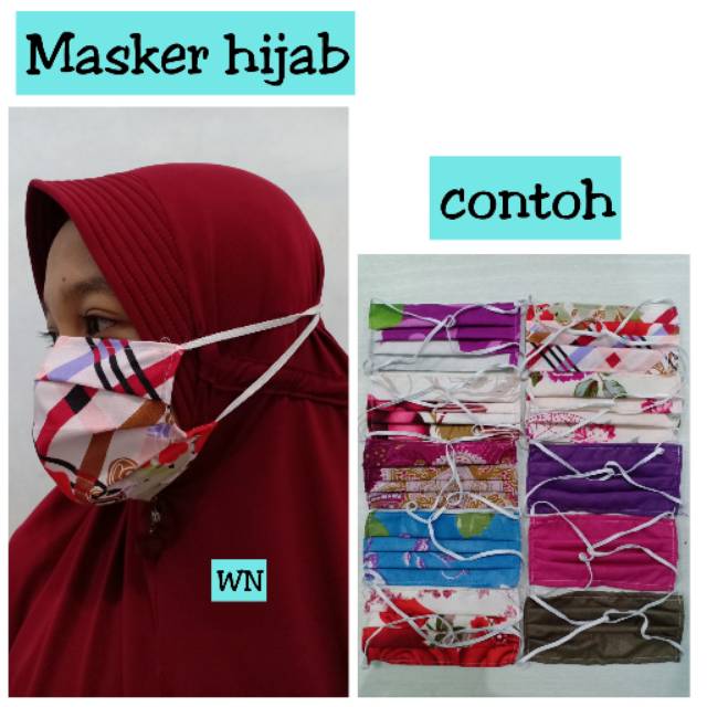 Watygrosir Masker hijab murah 45rb per kodi