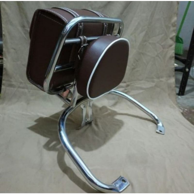 backrack plus tas vespa lx dan s - aksesoris vespa - backrack vespa
