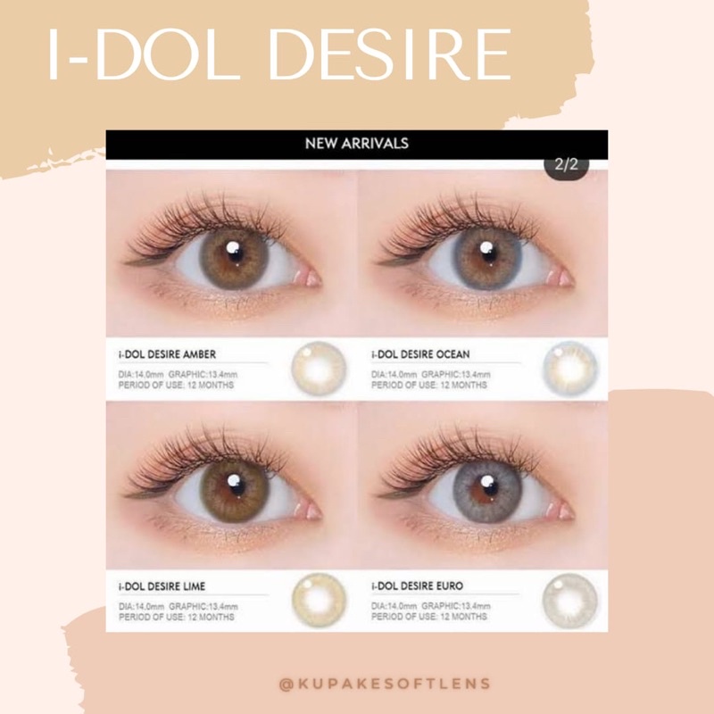 KUPAKESOFTLENS Idol Desire Natural Softlens By Urban Factory