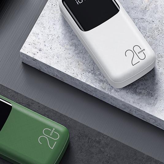 ♀ Kivee powerbank 20000 mAh 10000 mAh LED mini portable with cable fast charging power bank samsung 