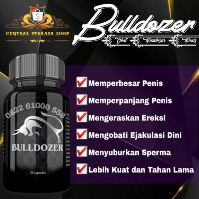 Bulldozer Asli Original Obat Pembesar-Alat Vital Herbal Permanen