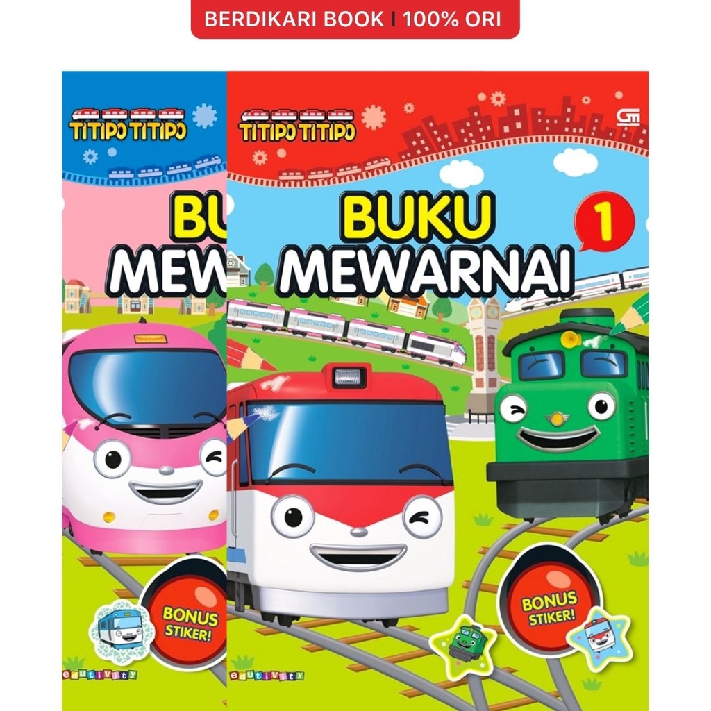 Berdikari - Seri Titipo: Buku Mewarnai  - Gramedia