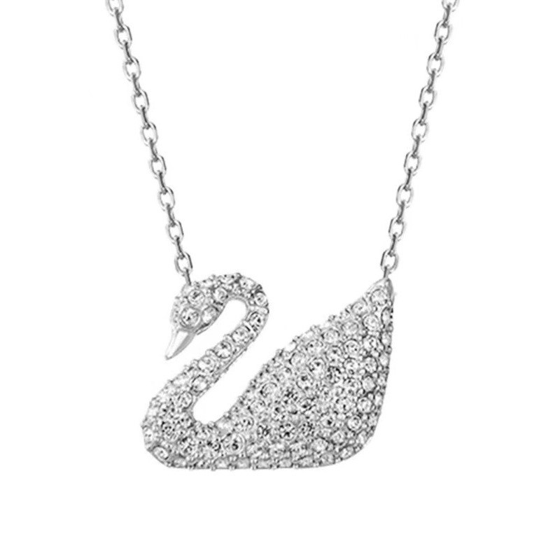 Kalung Titanium Swan Korea Liontin Angsa Untuk Wanita Aksesoris Necklace