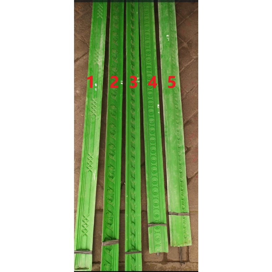 Cetakan lis 8-10cm fiberglass / alat cetak Lis gypsum