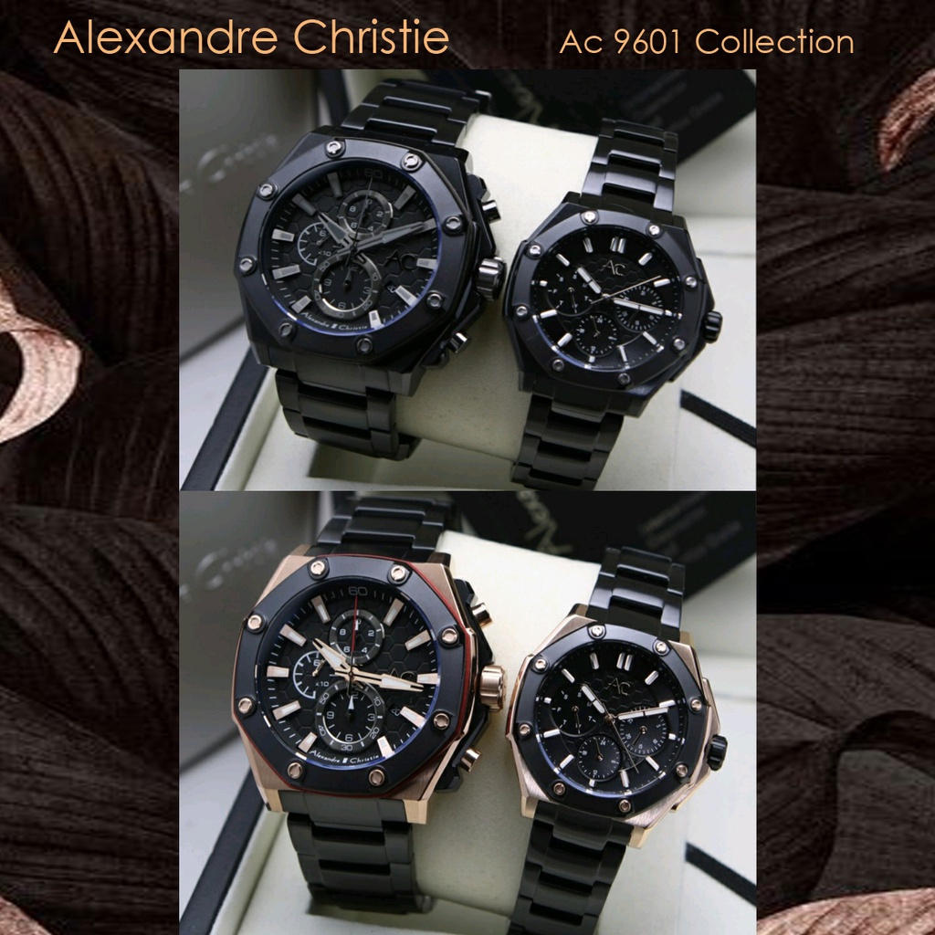 Alexandre Christie AC 9601 /ac9601 AC Collection Jam Tangan Couple Original Garansi Resmi 1 Tahun