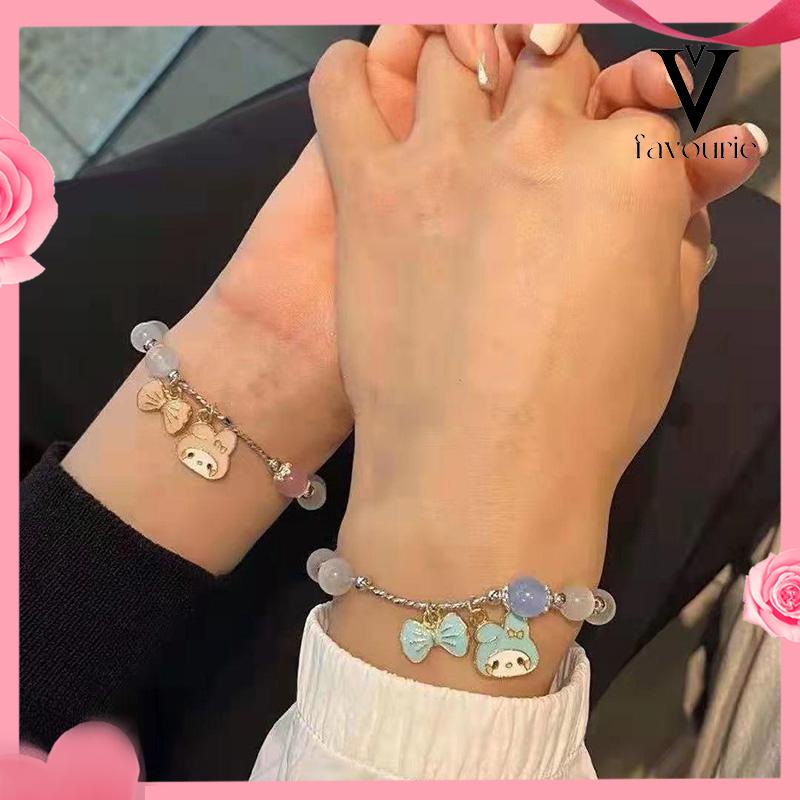 [COD]Melody Cinnamon Dog Opal Gelang Lucu Sederhana Gelang Hadiah Pacar-FA