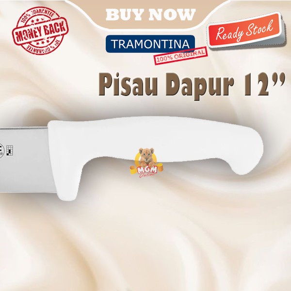 Made in Brazil Tramontina Chef Knife 12in Pisau Dapur NSF 30CM PRESS