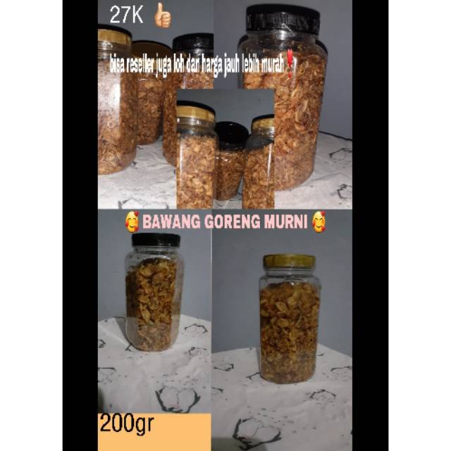 BAWANG GORENG ASLI | TANPA CAMPURAN