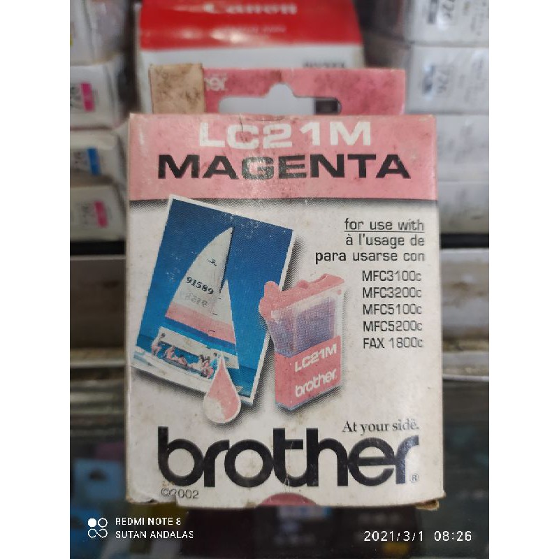 

TINTA BROTHER LC-21M MAGENTA ORIGINAL