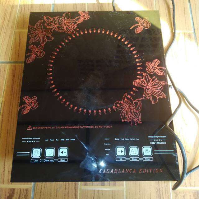 Kompor listrik cartino Casablanca edition
