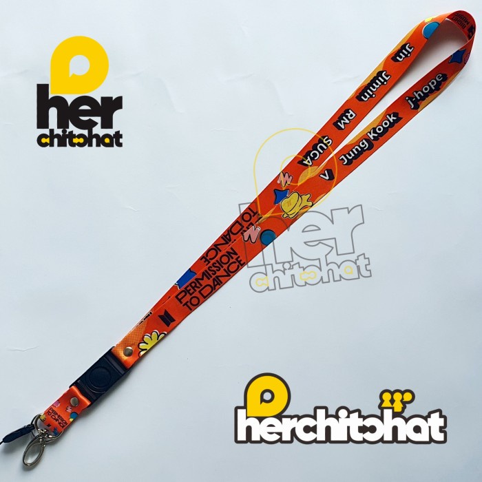 

Sale!!! Lanyard Bts Permission To Dance - Strap Tali Id Card Kpop Unofficial Berkualitas